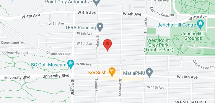 map of 4557 W 8TH AVENUE